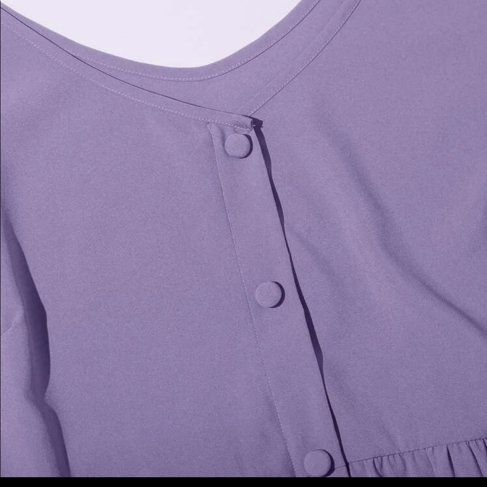 Button Front Ruffle Cami Top - Picture 3 of 3